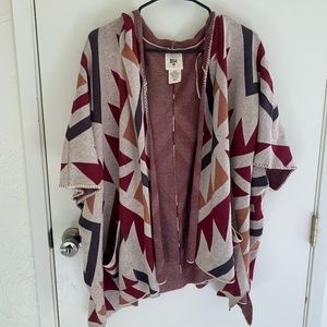 Billabong bonfire nights open sweater